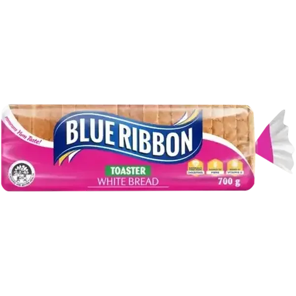 Blue Ribbon Toaster White Bread 700g