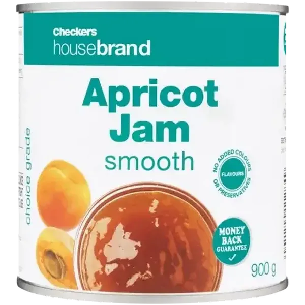 Checkers Housebrand Smooth Apricot Jam 900g