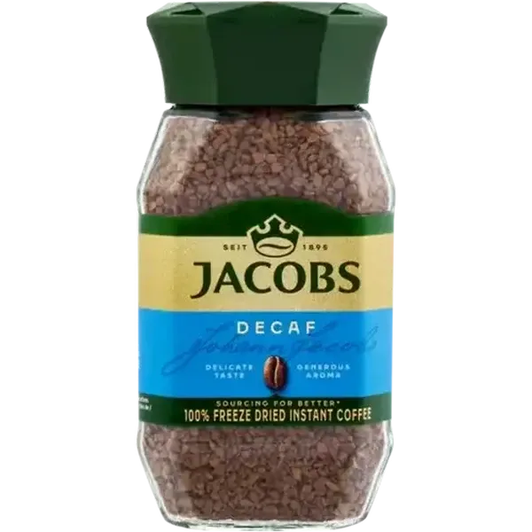 Jacobs Decaf Freeze Dried Instant Coffee 200g