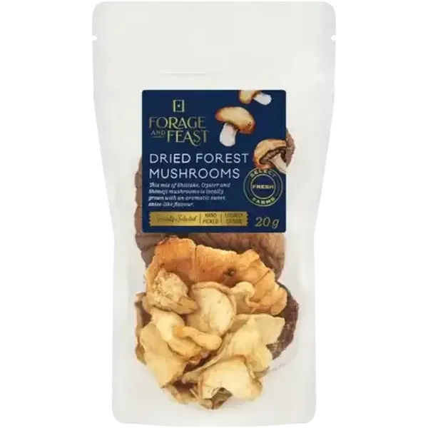 Forage And Feast Dried Forest Mushrooms 20g