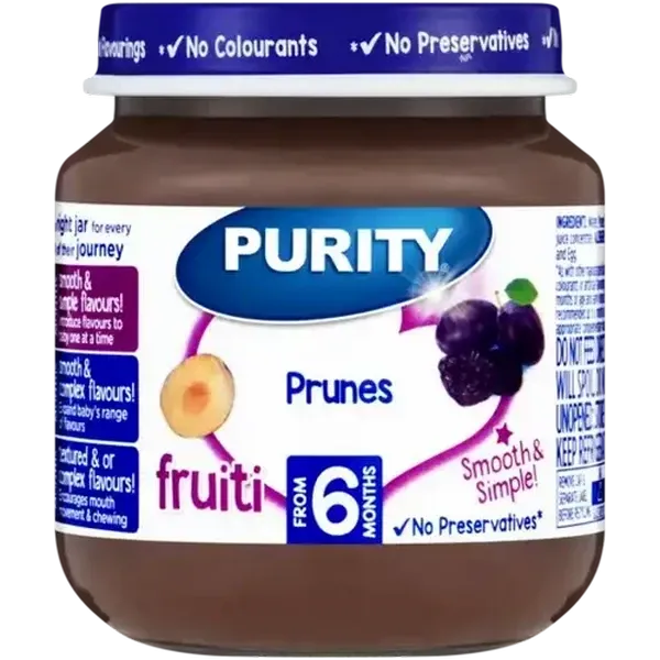PURITY From 6 Months Prunes Fruiti 125ml