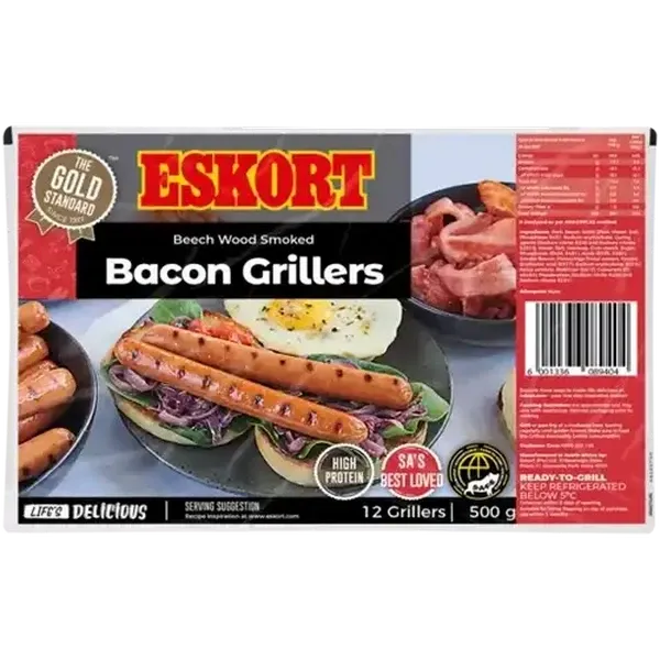 Eskort Woodsmoked Bacon Grillers 500g