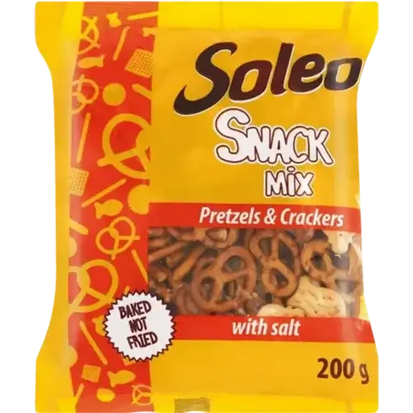 Soleo Pretzel & Cracker Snack Mix 200g