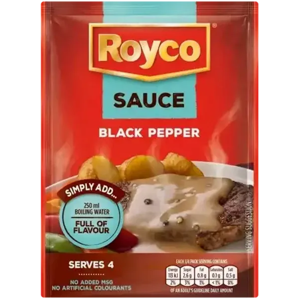 Royco Black Pepper Instant Sauce 38g