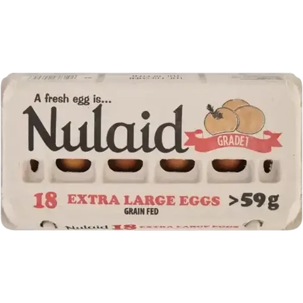 Nulaid Extra Large Eggs 18 Pack