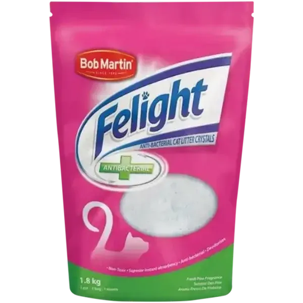 Bob Martin Felight Fresh Pine Fragrance Anti-Bacterial Cat Litter Crystals 1.8kg