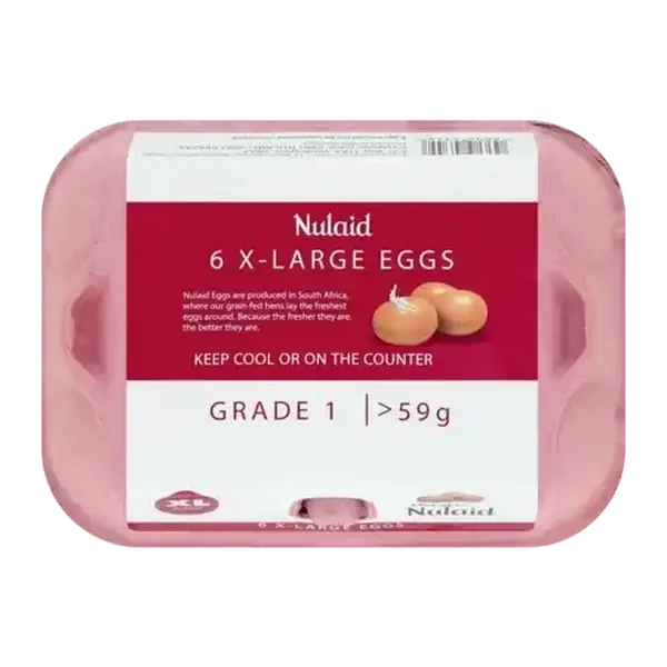 Nulaid Extra Large Eggs 6 Pack