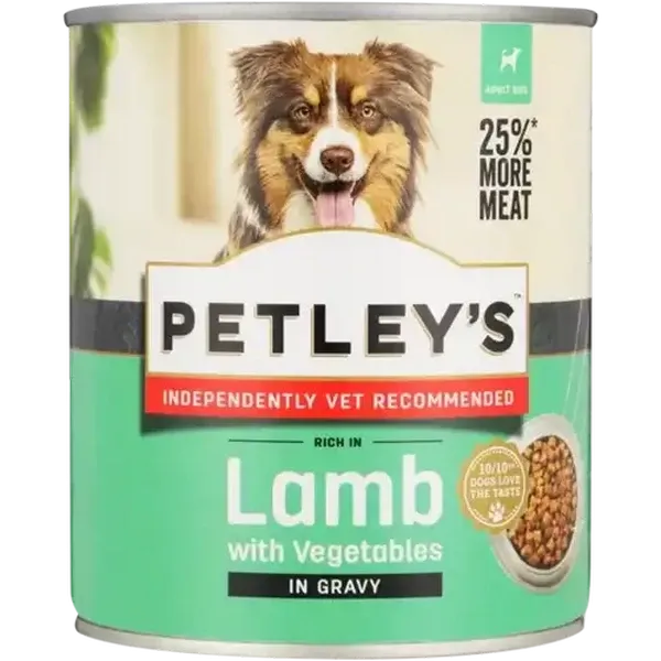 Petley's Lamb with Vegetables All Adult Wet Dog Food  in Gravy 775g