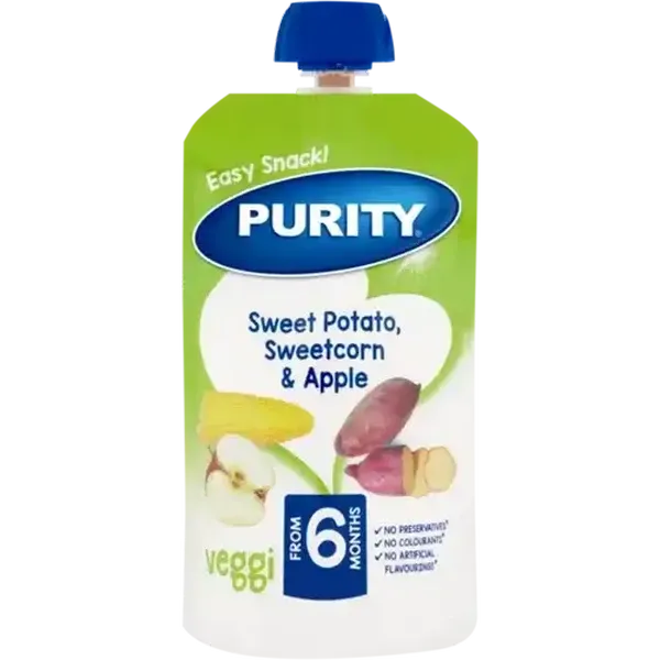 PURITY From 6 Months Sweet Potato, Sweetcorn & Apple Veggi 110ml