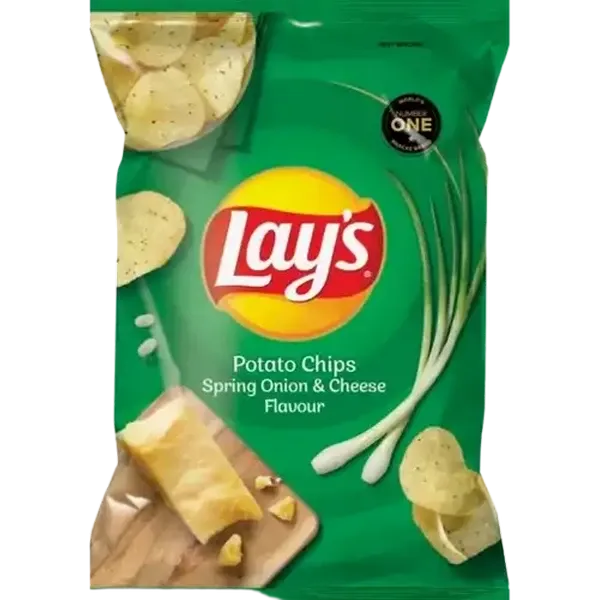 Lay's Spring Onion & Cheese Flavour Potato Chips 120g