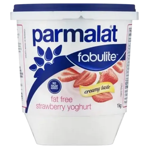 Parmalat Fabulite Fat Free Strawberry Yoghurt 1kg