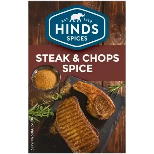 Hinds Spices Steak & Chops Spice 80g