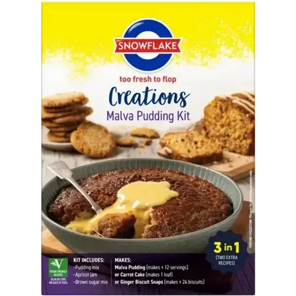 Snowflake Creations Malva Pudding Kit 400g