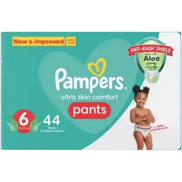 Pampers Pants Active Fit Size 6 16+kg Diapers 44 Pack