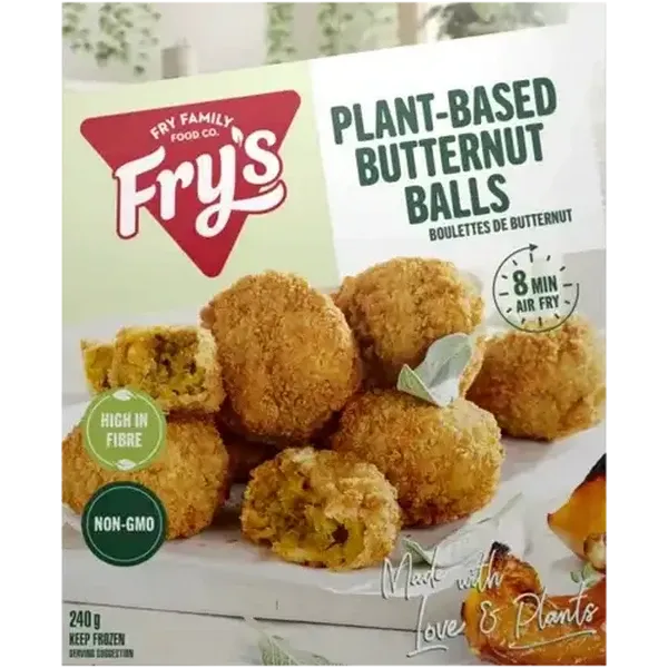 Fry's Frozen Chickpea and Roasted Butternut Balls 240g
