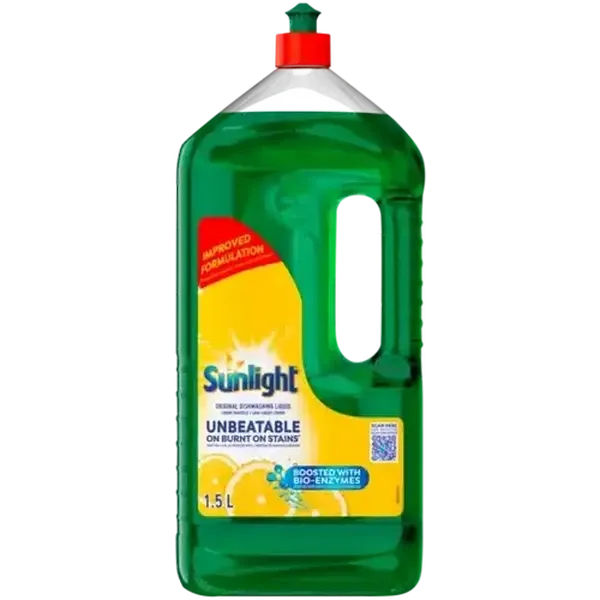 Sunlight Lemon 100 Original Dishwashing Liquid 1.5L