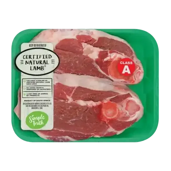 Simple Truth Certified Natural Lamb Leg Chops Per kg