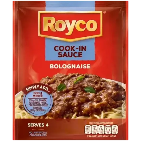 Royco Bolognaise Cook-In Sauce 37g