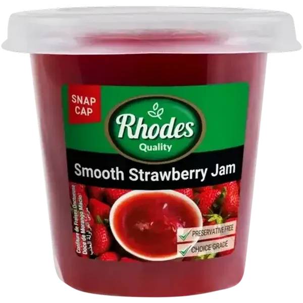 Rhodes Quality Smooth Strawberry Jam 290g