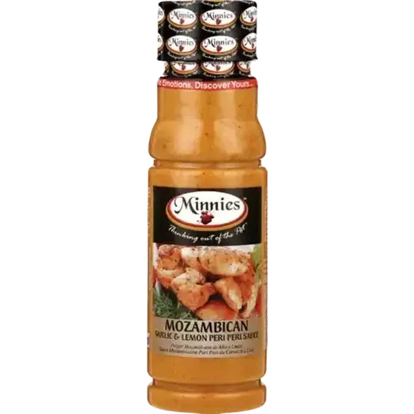 Minnies Mozambican Garlic & Lemon Peri-Peri Sauce 250ml