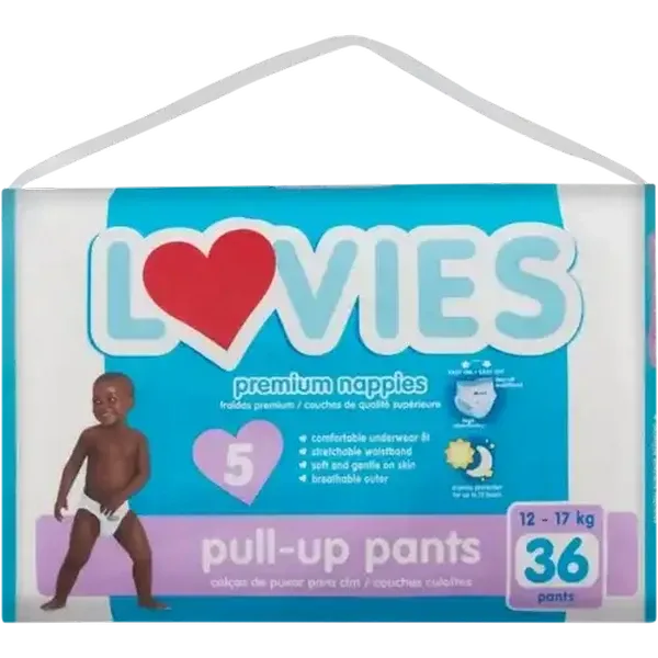 Lovies Premium Size 5 Pull-Up Pants 36 Pack