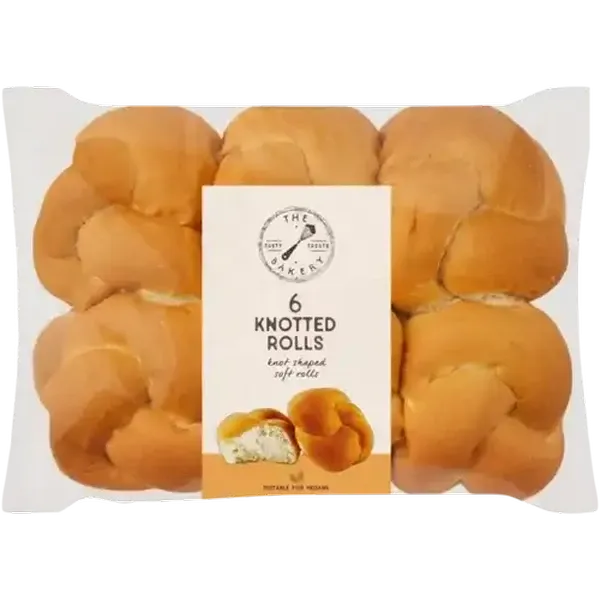 The Bakery Knotted Rolls 6 Pack