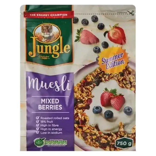 Jungle Mixed Berries Muesli 750g