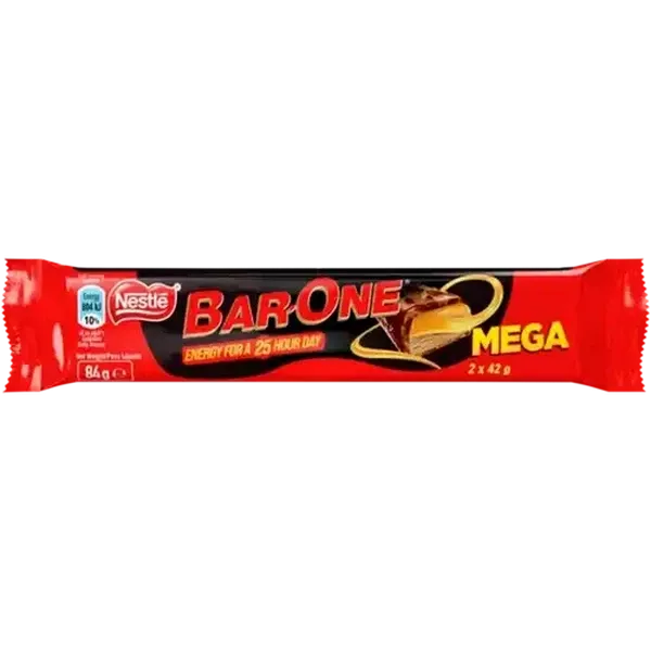Nestlé Bar-One Mega Milk Chocolate Bar 84g