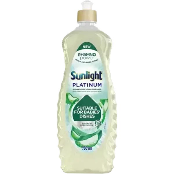 Sunlight Platinum Biocare Nature Dishwashing Liquid 750ml