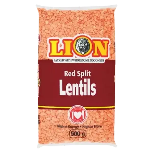 Lion Red Split Lentils 500g