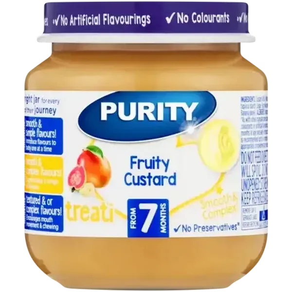 PURITY From 7 Months Fruity Custard Treati 125ml