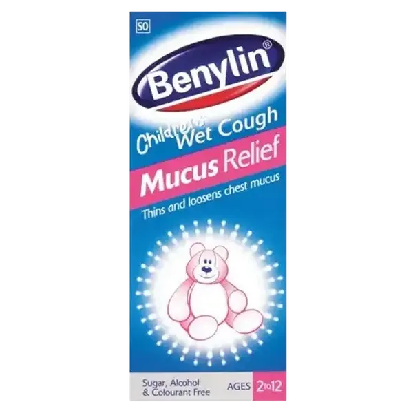 Benylin Children's Mucus Relief Cough Syrup 100ml