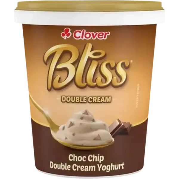 Clover Bliss Choc Chip Double Cream Yoghurt 1kg