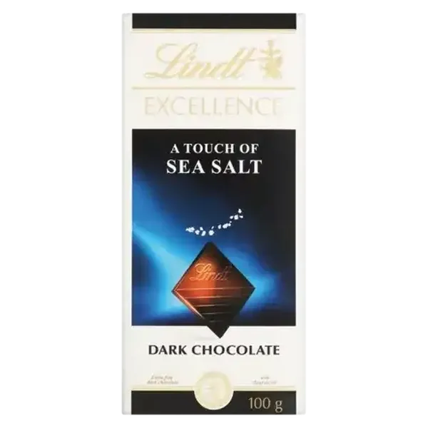 Lindt Excellence A Touch Of Sea Salt Dark Chocolate 100g