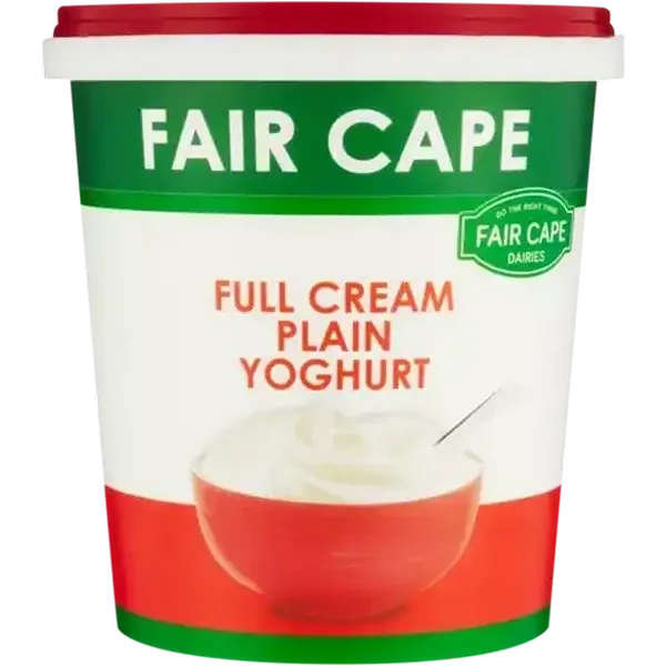 Fair Cape Dairies Plain Full Cream Yoghurt 1kg