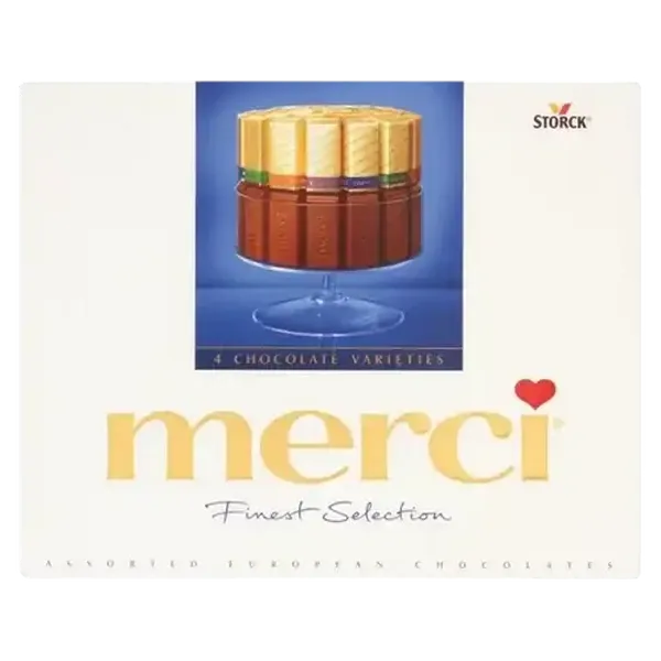 Storck Merci Finest Selection Assorted European Milk Chocolates 250g