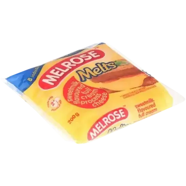 Melrose Melts Sweetmilk Flavoured Full Cream Processed Cheese Pack 200g