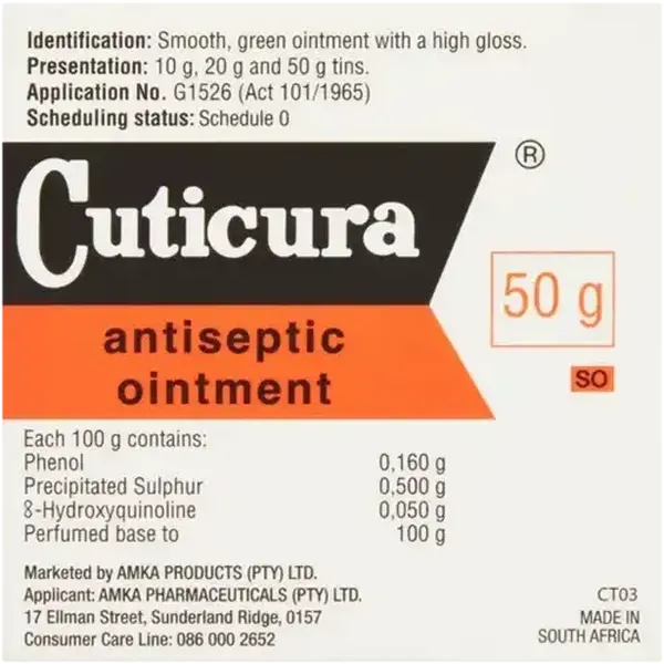 Cuticura Antiseptic Ointment 50g