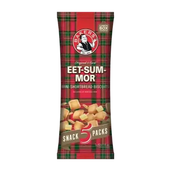 Bakers Eet-Sum-Mor Mini Shortbread Biscuits 5 x 40g