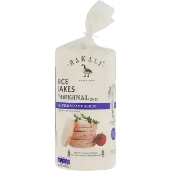 Bakali Wild Sesame Seeds Rice Cakes 115g