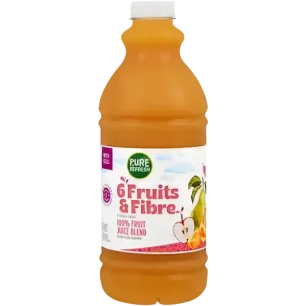 Pure Refresh 6 Fruits & Fibre 100% Fruit Juice Blend 1.5L