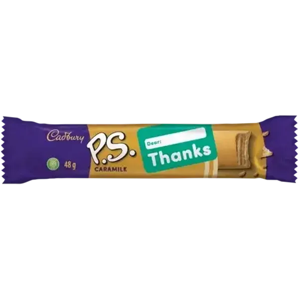 Cadbury P.S. Caramilk Chocolate Bar 48g