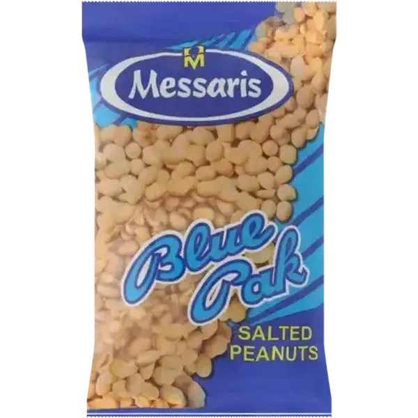 Messaris Blue Pak Salted Peanuts Bag 450g