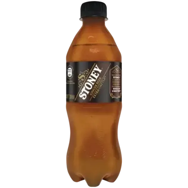 Stoney Ginger Beer Extra Kwesta Soft Drink Bottle 440ml