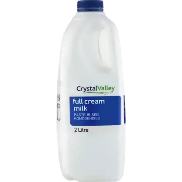 Crystal Valley Full Cream Milk 2L