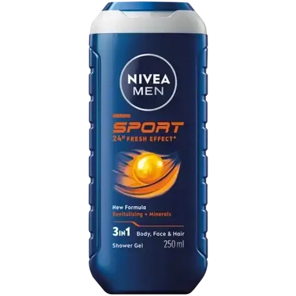 NIVEA MEN Sport 3-In-1 Shower Gel 250ml