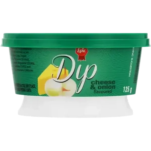 Epic Fresh Cheese & Onion Dip 125g