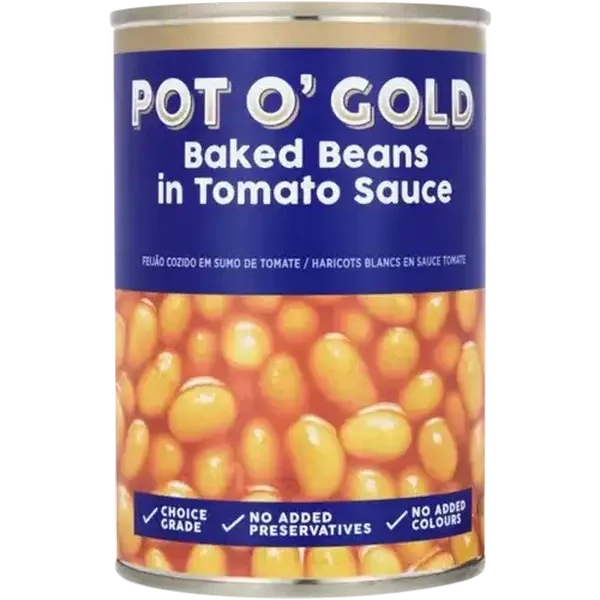 Pot O' Gold Baked Beans In Tomato Sauce 410g