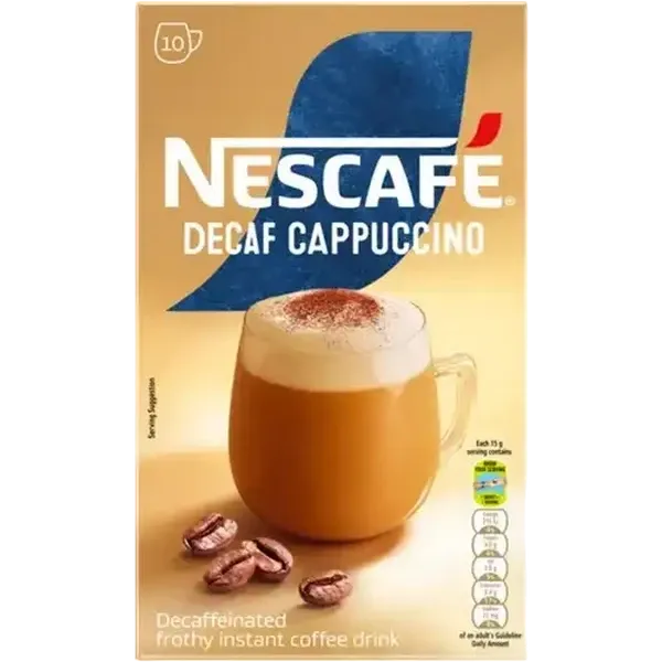 NESCAFÉ Decaf Instant Cappuccino 10 x 15g