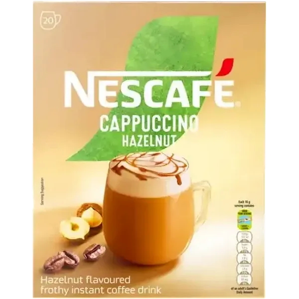 NESCAFÉ Hazelnut Instant Cappuccino 20 x 18g